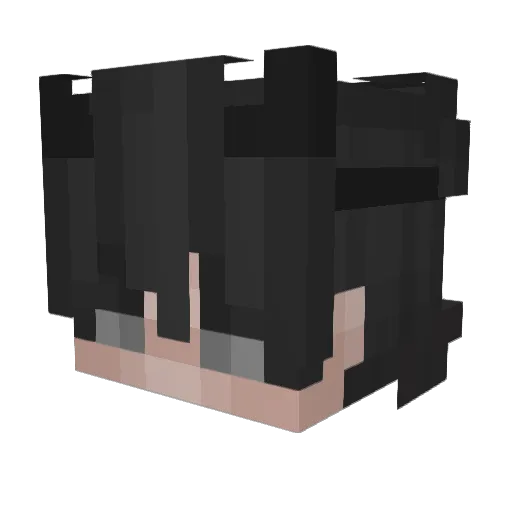 Oliveeerr Minecraft avatar head, 3D render