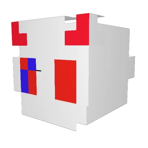 Oliver2240 Minecraft avatar head, 3D render