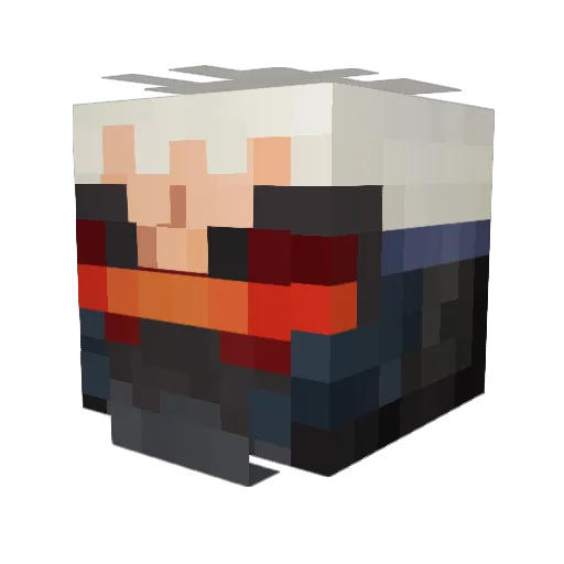 OliverBritisBall Minecraft avatar head, 3D render