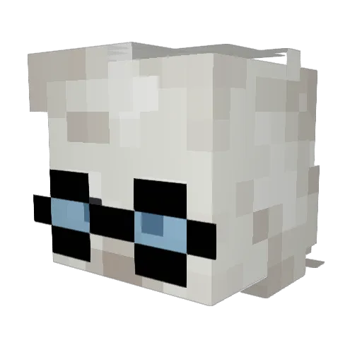 OliverDaLamb Minecraft avatar head, 3D render