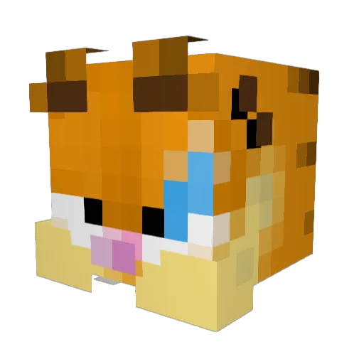 OliverDavies_10 Minecraft avatar head, 3D render