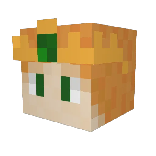 OliverMinerOoi Minecraft avatar head, 3D render