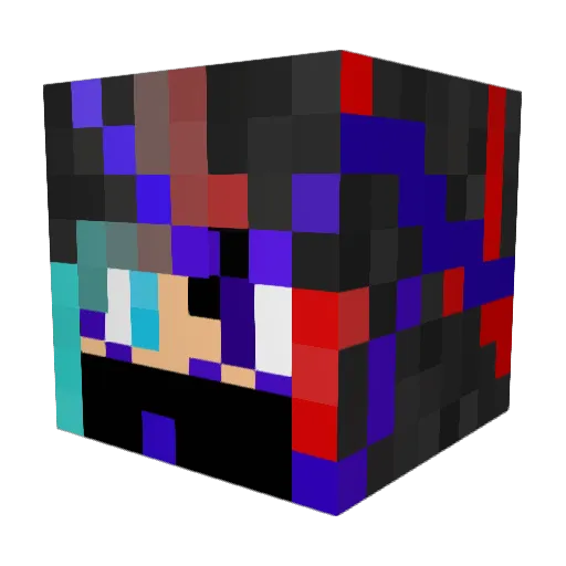 OliverShaun Minecraft avatar head, 3D render