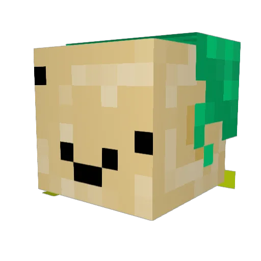 OliverThPotat0 Minecraft avatar head, 3D render