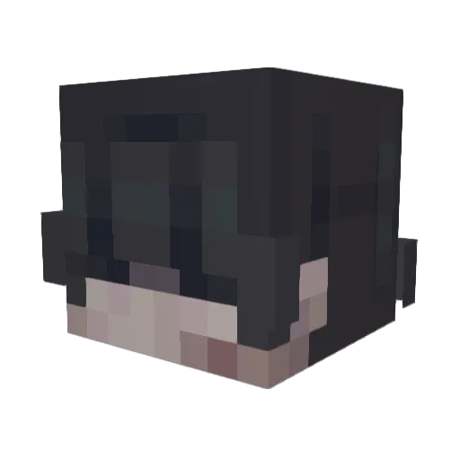 OliverYM Minecraft avatar head, 3D render