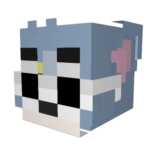 OliverZsiko Minecraft avatar head, 3D render