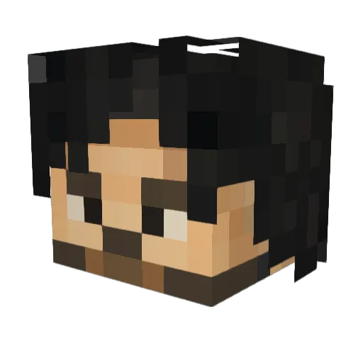 Oliver_487 Minecraft avatar head, 3D render