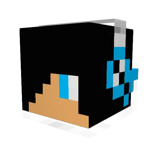 Oliver_Juice Minecraft avatar head, 3D render