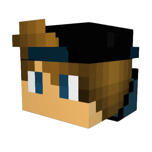 Oliver_NK Minecraft avatar head, 3D render