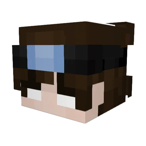 Oliver_Piper Minecraft avatar head, 3D render