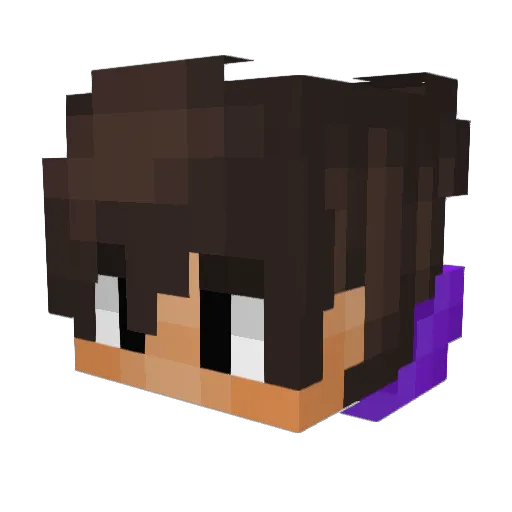 Oliver_Rated Minecraft avatar head, 3D render