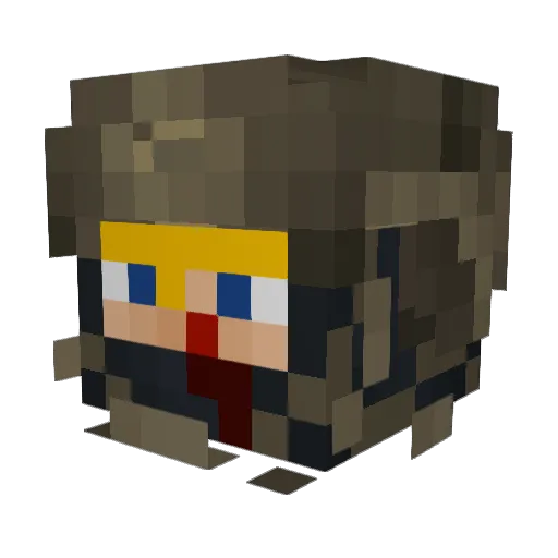 Oliver_olo Minecraft avatar head, 3D render