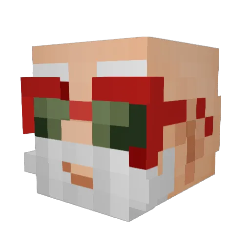 Oliverss_ Minecraft avatar head, 3D render