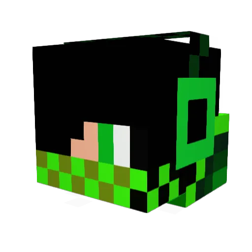 Oliverxavi6 Minecraft avatar head, 3D render
