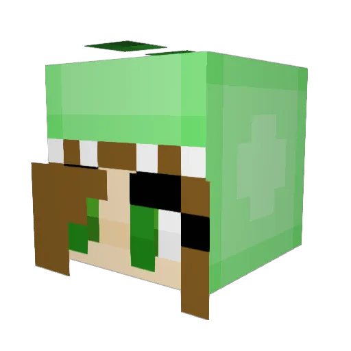 OlivesCabage405 Minecraft avatar head, 3D render