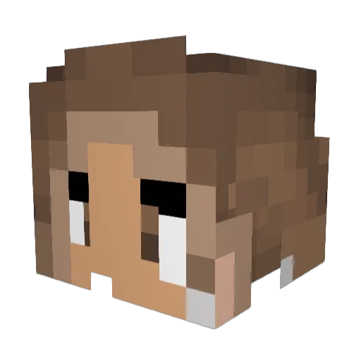 Olivia_Rodrigo01 Minecraft avatar head, 3D render