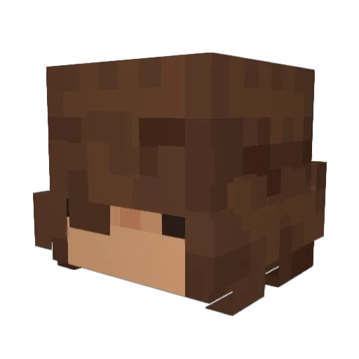 OlivineGarden Minecraft avatar head, 3D render