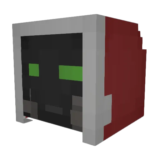 Olivoh Minecraft avatar head, 3D render
