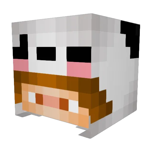 Olivs_ Minecraft avatar head, 3D render