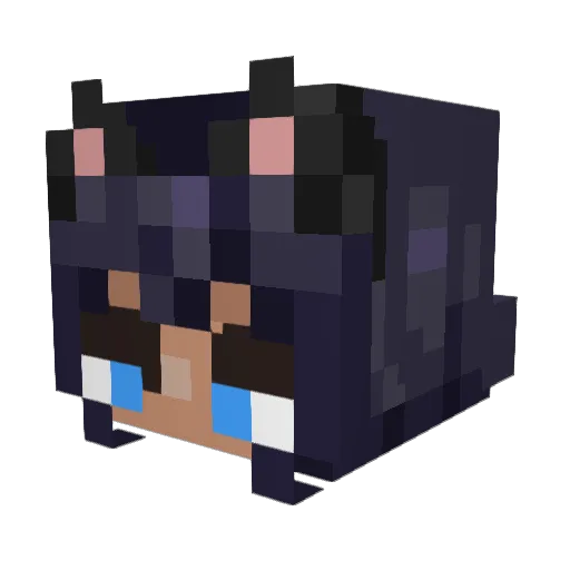 OliwiaPanda Minecraft avatar head, 3D render