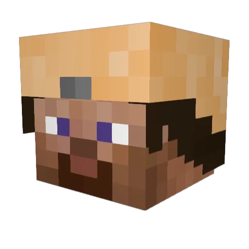 Oliwierkos9 Minecraft avatar head, 3D render