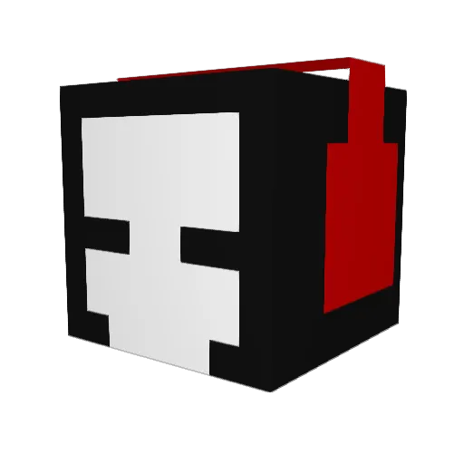 Olizib Minecraft avatar head, 3D render
