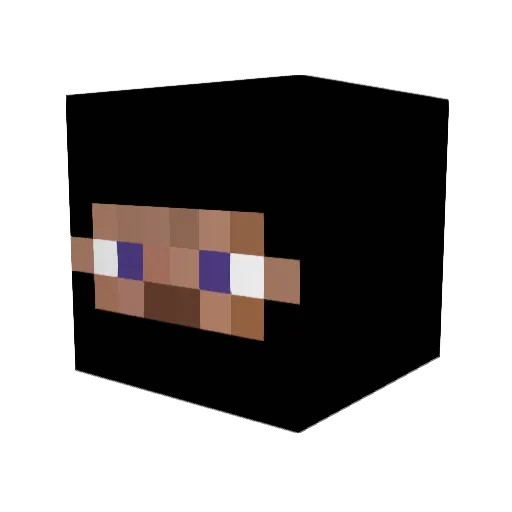 Olle_Noone Minecraft avatar head, 3D render
