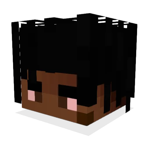 Ollesay Minecraft avatar head, 3D render