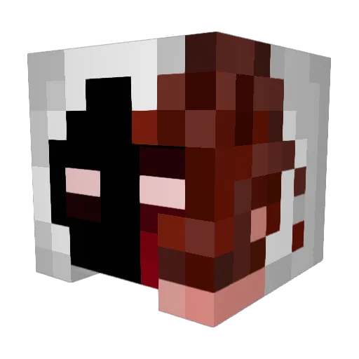 Olli8790 Minecraft avatar head, 3D render