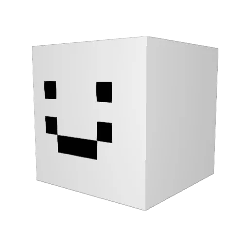 OlliOllit Minecraft avatar head, 3D render