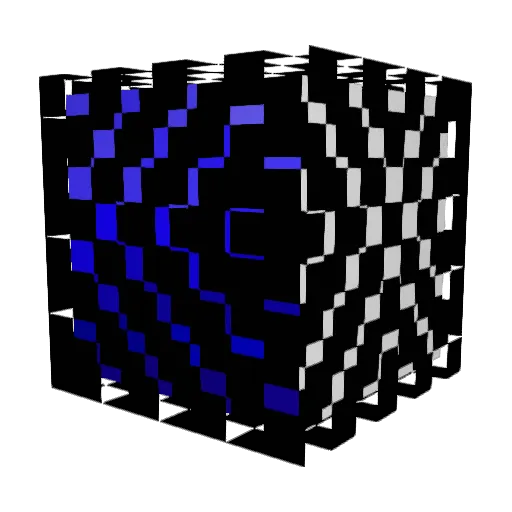 OlliRim Minecraft avatar head, 3D render