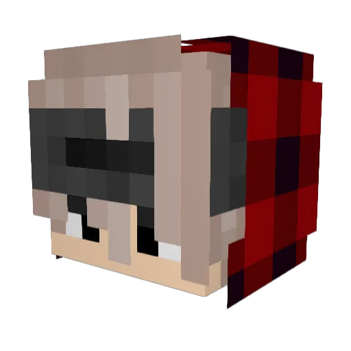 Olli_Swagger Minecraft avatar head, 3D render