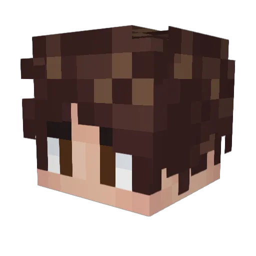 Ollidor_ Minecraft avatar head, 3D render