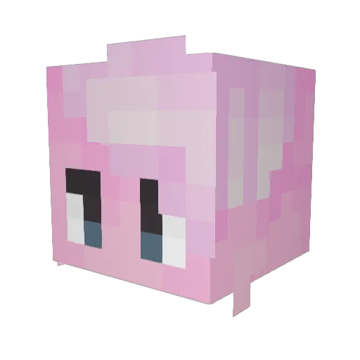 Ollie00P Minecraft avatar head, 3D render