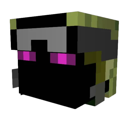 OllieBel Minecraft avatar head, 3D render
