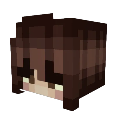 OllieJo Minecraft avatar head, 3D render