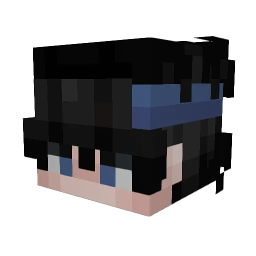 OllieObliter Minecraft avatar head, 3D render