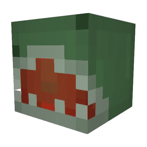 OlliePop_ Minecraft avatar head, 3D render