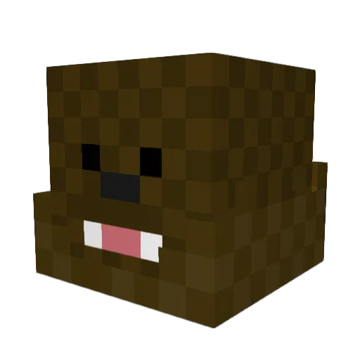 OllieW2706 Minecraft avatar head, 3D render