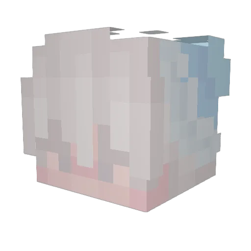 Ollie_Hadrys Minecraft avatar head, 3D render
