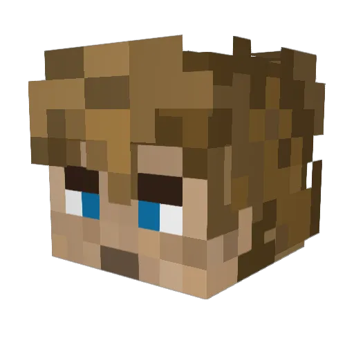 Ollie_Taylor112 Minecraft avatar head, 3D render