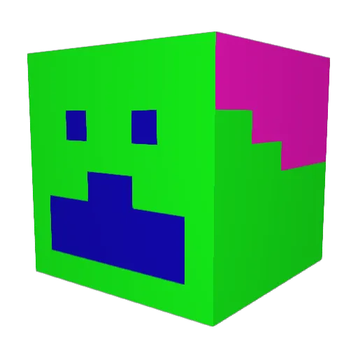 Ollieswarth Minecraft avatar head, 3D render