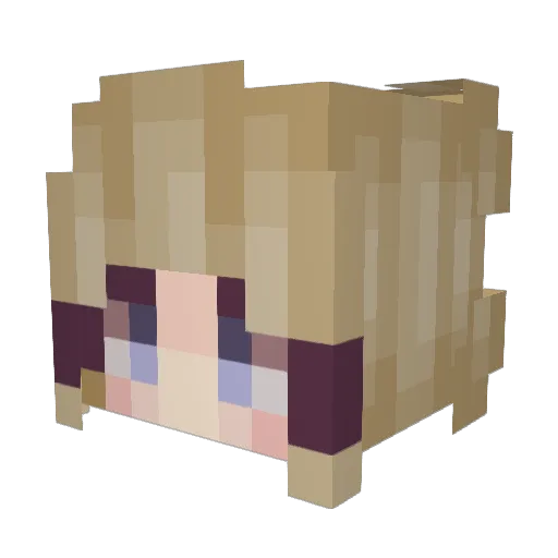 Olly1699 Minecraft avatar head, 3D render