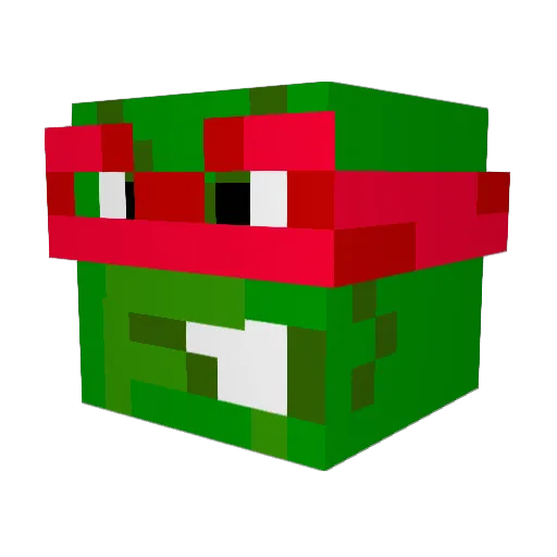 OllyMatt Minecraft avatar head, 3D render
