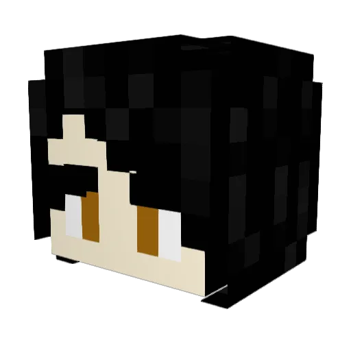 OllyStriker Minecraft avatar head, 3D render