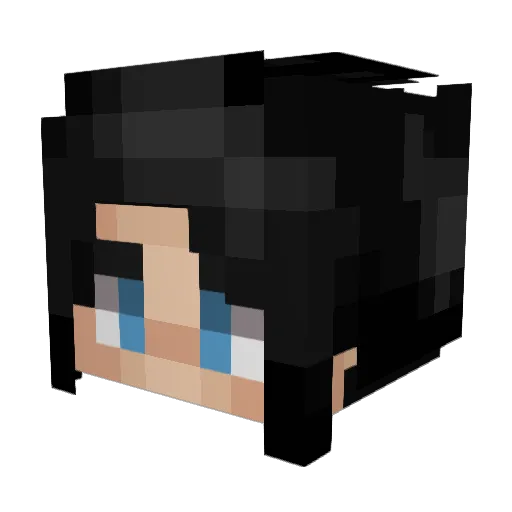 OllysBumsBude Minecraft avatar head, 3D render