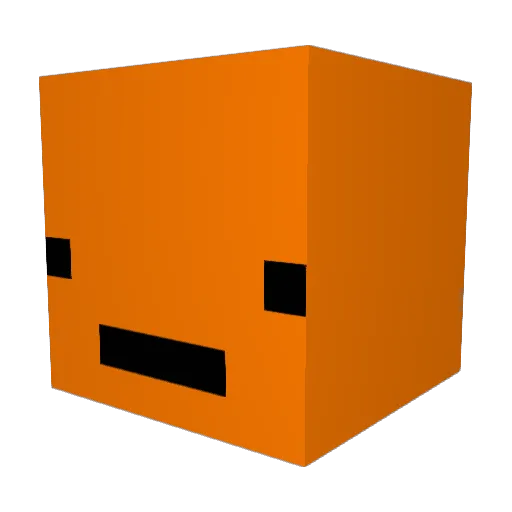 Oloian Minecraft avatar head, 3D render