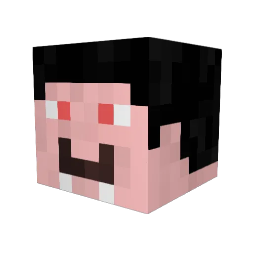 Olorin99 Minecraft avatar head, 3D render