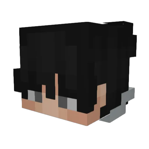 OltSit Minecraft avatar head, 3D render