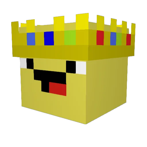 Oltsuuu Minecraft avatar head, 3D render